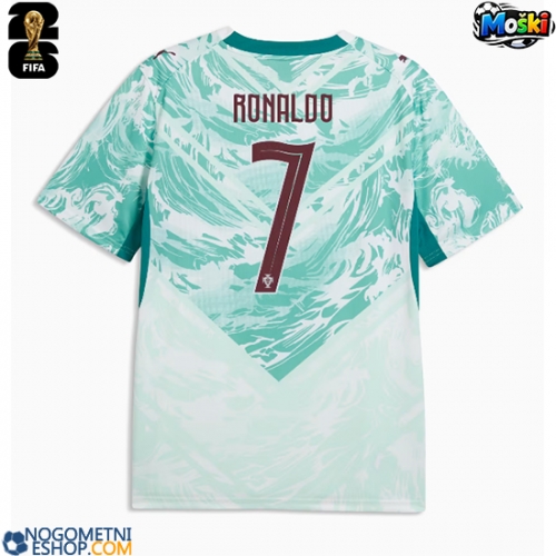 Moški Nogometni dresi Portugalska Cristiano Ronaldo #7 Gostujoči SP 2026 Kratek Rokav